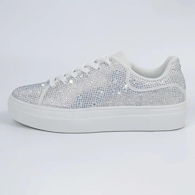 Женская повседневная обувь, модные дышащие прогулочные туфли на плоской подошве с сеткой, женские кроссовки 2024, спортивная вулканизированная обувь, белая женская обувь 36