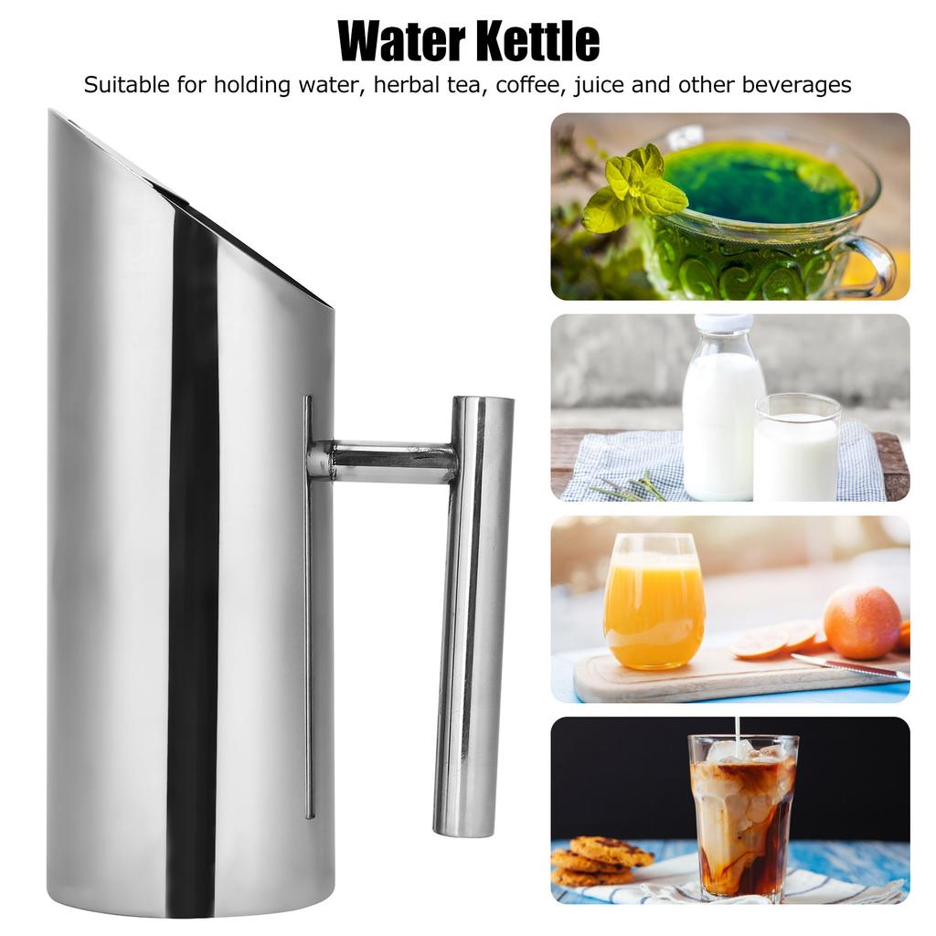 Water Kettle Stainless Steel Teapot Coffee   Pot Drinkware for Home Bar Restaurant