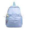 Schoolbag Schoolbag Female College Student Simple Cute Girl Backpack Junior High School Girl Small Fresh Backpack Air Cushion Strap