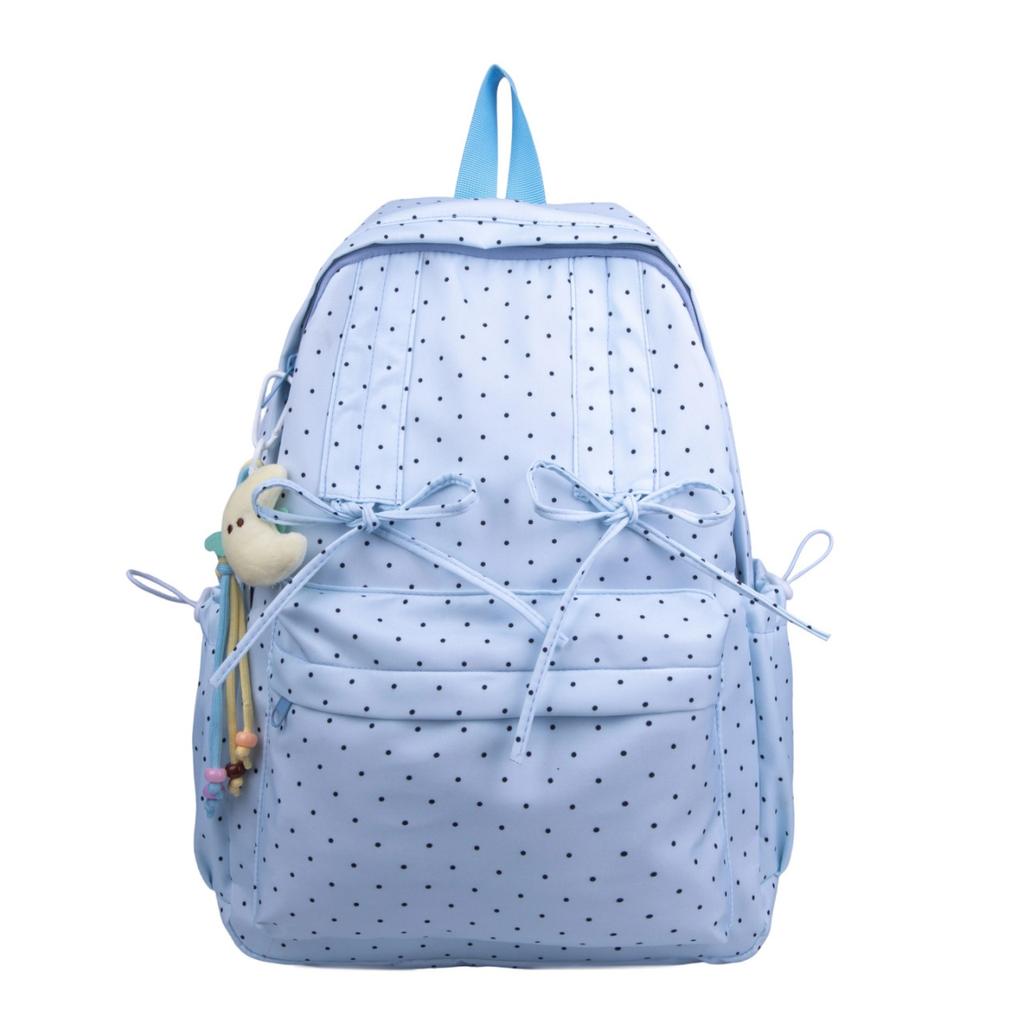 Schoolbag Schoolbag Female College Student Simple Cute Girl Backpack Junior High School Girl Small Fresh Backpack Air Cushion Strap