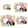1pc Sanrio Melody Mermaid Printed Office Carpet Rectangle Rug Under The Table,Perfect Room Decor for Living Room, Bedroom, Kitchen, Non-slip Floor Mat