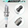 55565219 Iridium Spark Plugs For Chevrolet  Aveo Cruze Trax Vauxhall Combo Mk II Corsa Mk II III Opel Astra G H J Mokka 1214041