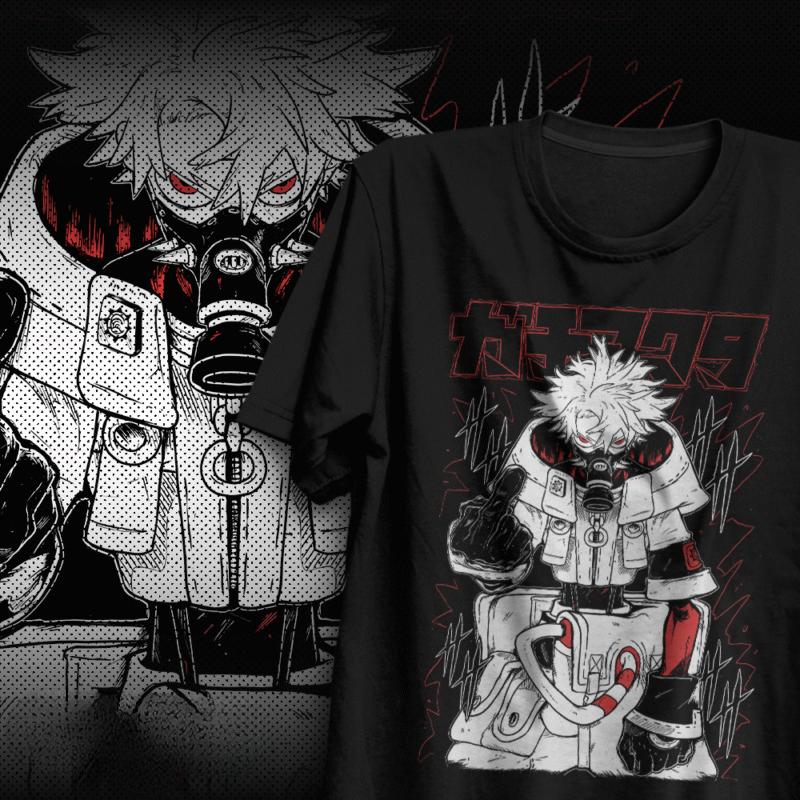 

Футболка Gachiakuta Мужская Женская Оверсайз Y2k Горячий Принт Японского Аниме Харадзюку Уличный Хип-Хоп Мужская Женская Одежда Удобный Топ L