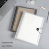 B5 Loose-Leaf Notebook with Detachable PP Cover and Snap Ring, A5 Refill Notepad