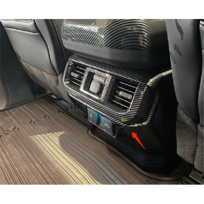 Carbon Fiber Rear Air Vent Outlet Lid Cover Trim For - Ford F150 1pcs