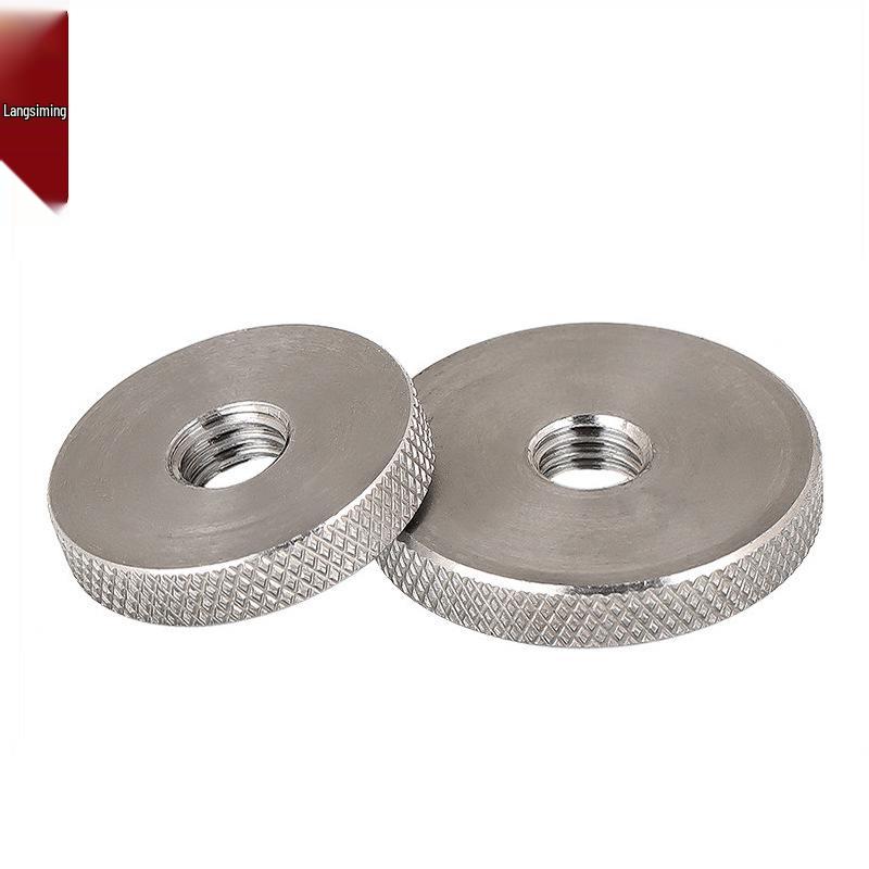 304 Stainless Steel Knurled Hand-Tightened Adjustment Nut M2.5-M12