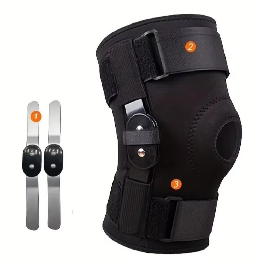 Gel Pads Knee Brace Adjustable Knee Protector Hinged Orthopedic Knee Brace Support Compression