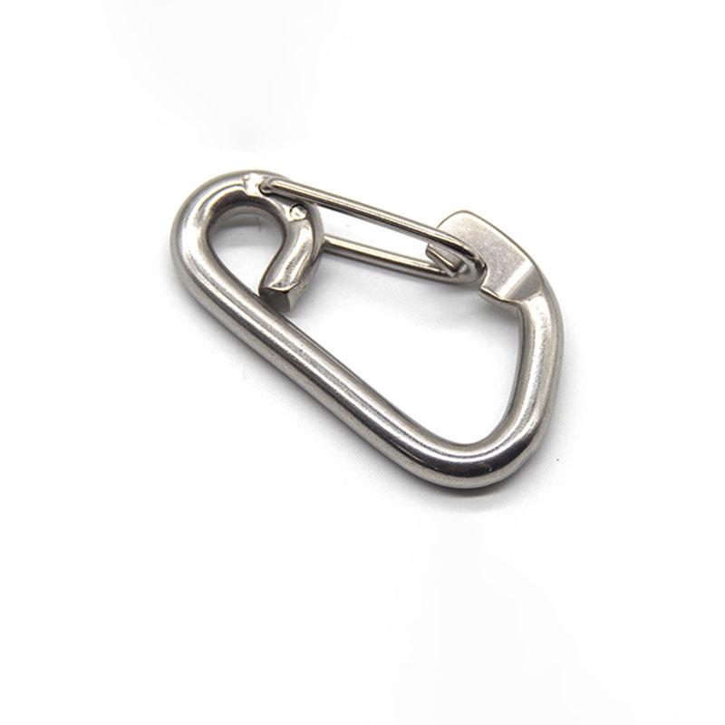 1PC Stainless Steel Diving Safety Buckle D Ring Shape Carabiner Multipurpose Hanging Buckles Diving Hook Kayak Accessories