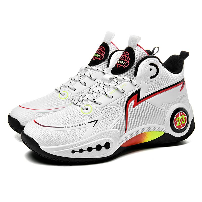 Training Non-slip Basketball Shoes Male Youth Breathable Shoes Actual Combat Student Children Shock-proof Sneakers Female
