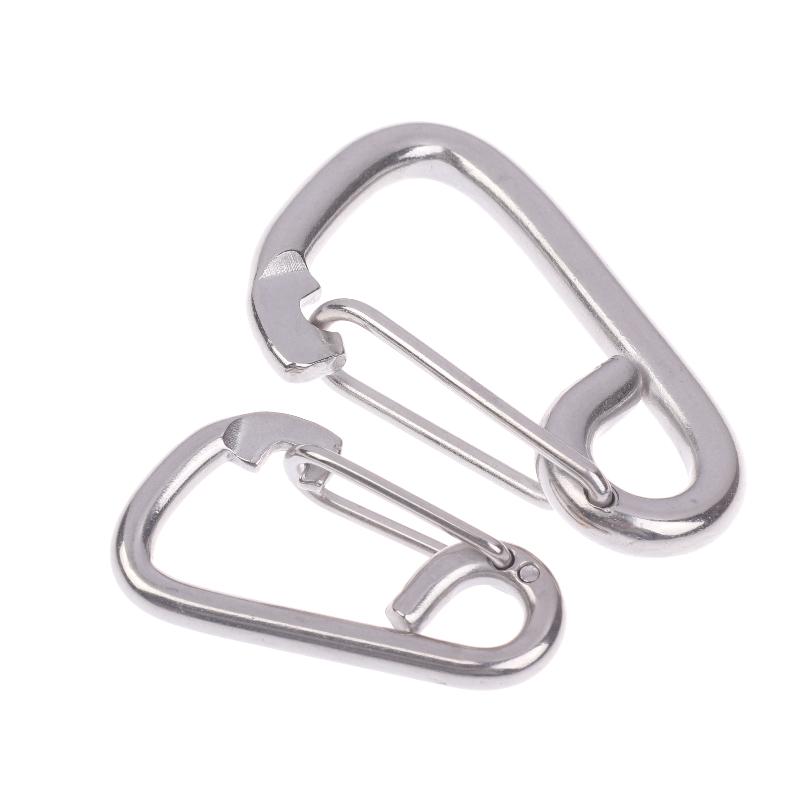 Simple Stainless Steel Scuba Diving Buckle Clip Heavy Duty Camping Carabiner Hooks Outdoor Safety Diving Buckle Clip