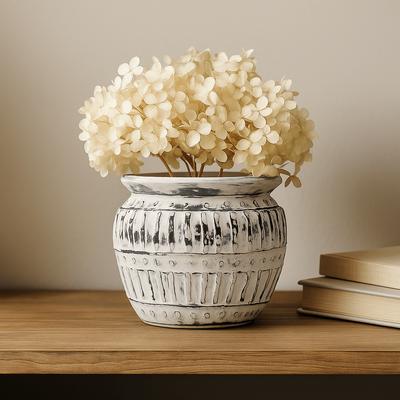 Bloempot Griekse Klei Crème 12cm