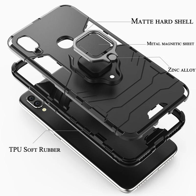 Armor Case For Xiaomi Mi 8 9 SE Mi8 Mi9 5X 6X A1 A2 A3 Lite Redmi Note 10 Pro 9A 9C 9S 9T 10S 10A 10C Back Phone Cover Coque