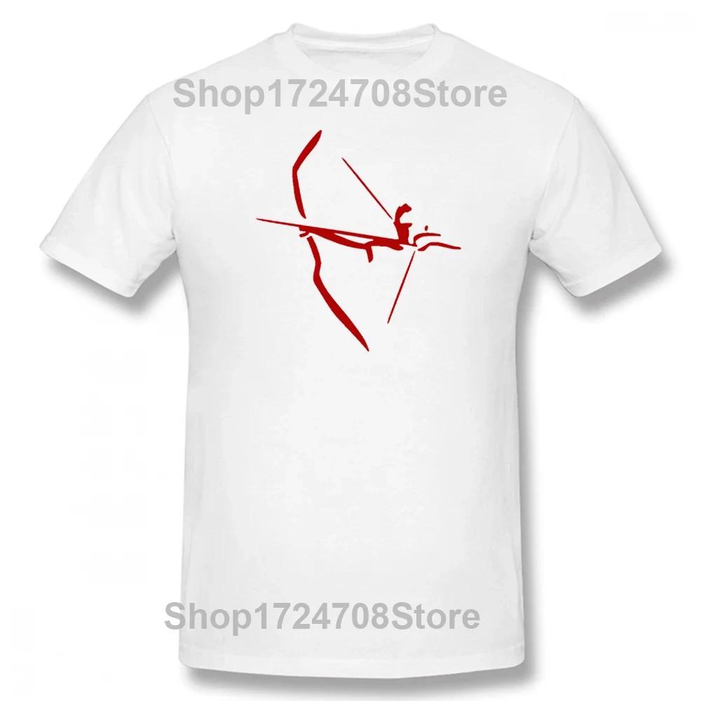 Funny Archery Sport Protect Arrow Bow Hunting Weapon T Shirts Graphic Cotton Streetwear Short Sleeve Father Day's T-shirt Men
