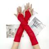 Long Fingerless Tulle Mesh Gloves for Women Elegant Bridal Sheer Arm Sleeves for Operas and Cosplay Theme Party 1920s