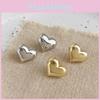 Elegant Retro Heart Design 925 Silver Stud Earrings Trendy Ins Jewelry For Ladies