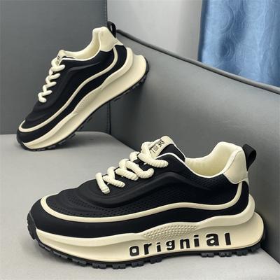 New Sneakers Men Wear Resistant Anti Slip Breathable Running Shoes Thick Soled Height Boosting Casual Shoes Zapatos Para Hombres
