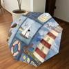 1PC Lighthouse Sailboat Umbrella-8-Rib Reinforced Portable Folding Travel Suitable for All Seasons Outdoor Daily Use-J365