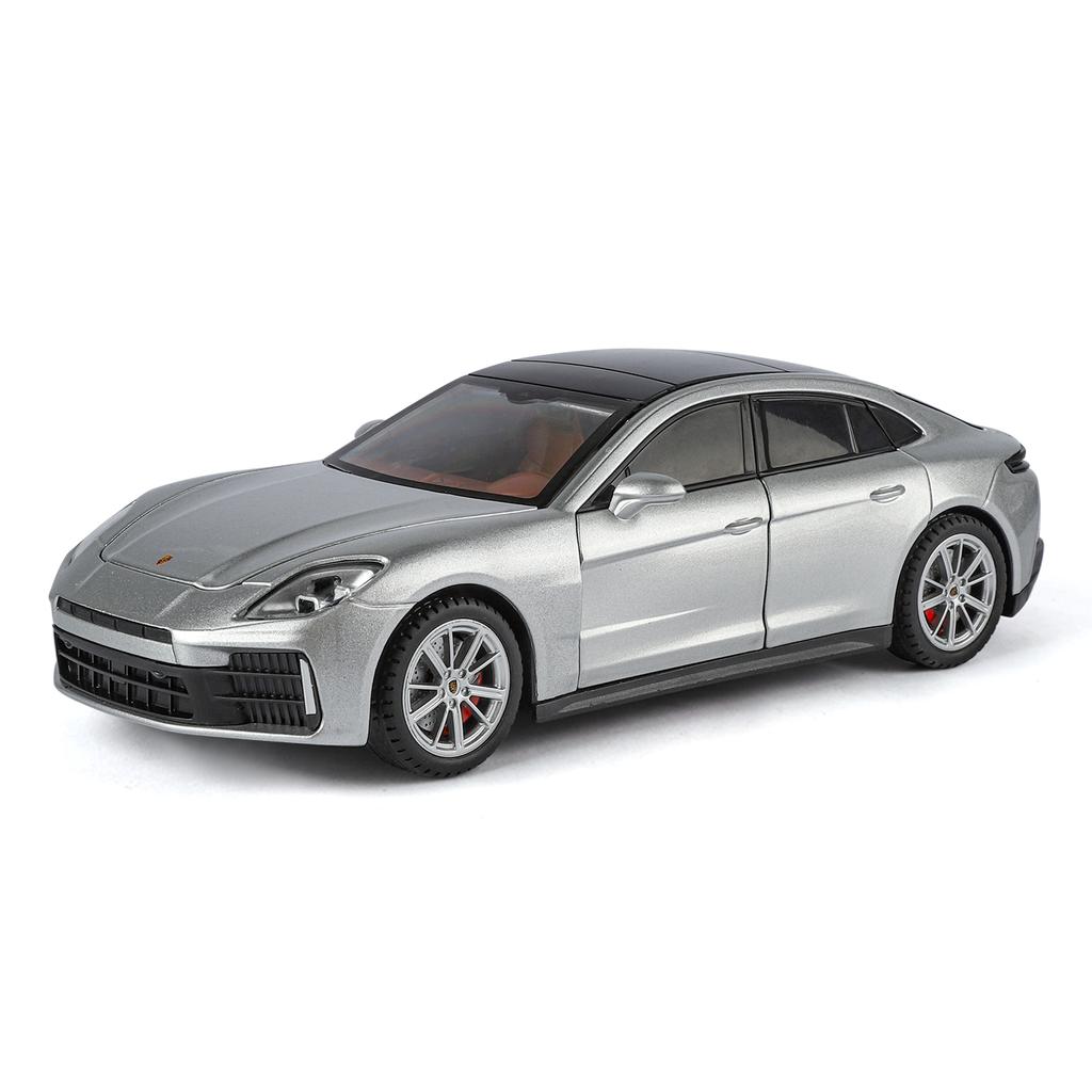 AABKQ1 1:24 Simulate Porsche Panamera Alloy Car Model, Collect Car Doors That Can Be Opened with Sound and Light, Supercar Ornaments
