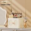 Foldable Desktop Makeup Organizer Multi-Layer Storage Cabinet Large Capacity for Cosmetics Toiletries Books
