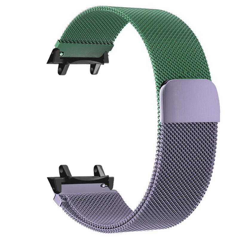 Magnetisk rem for Amazfit T-Rex 3 rex3 klokkereim erstatningsreim i rustfritt stål metall armbånd