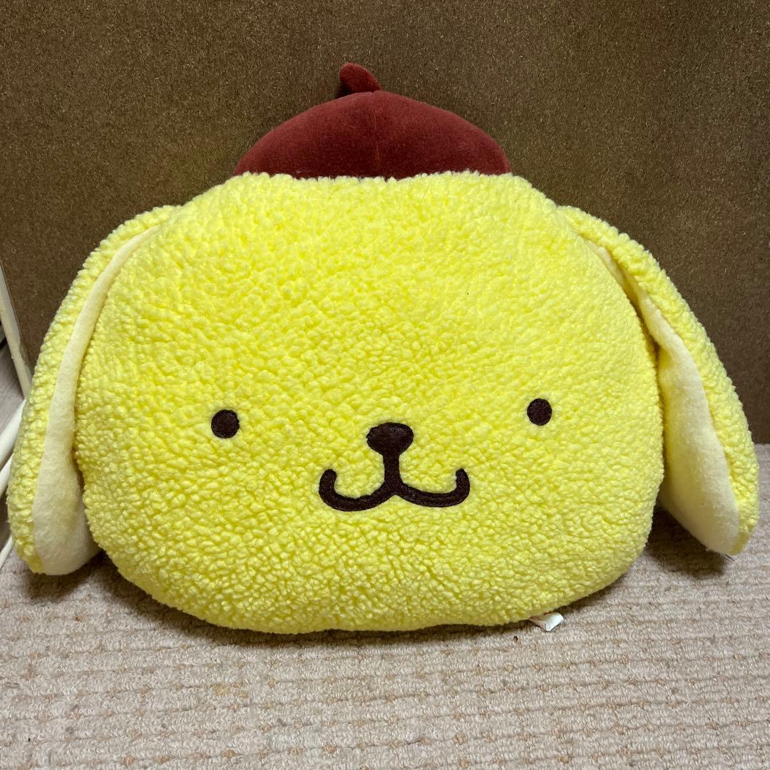 Pom Pom Purin Boa Cushion Plush Toy