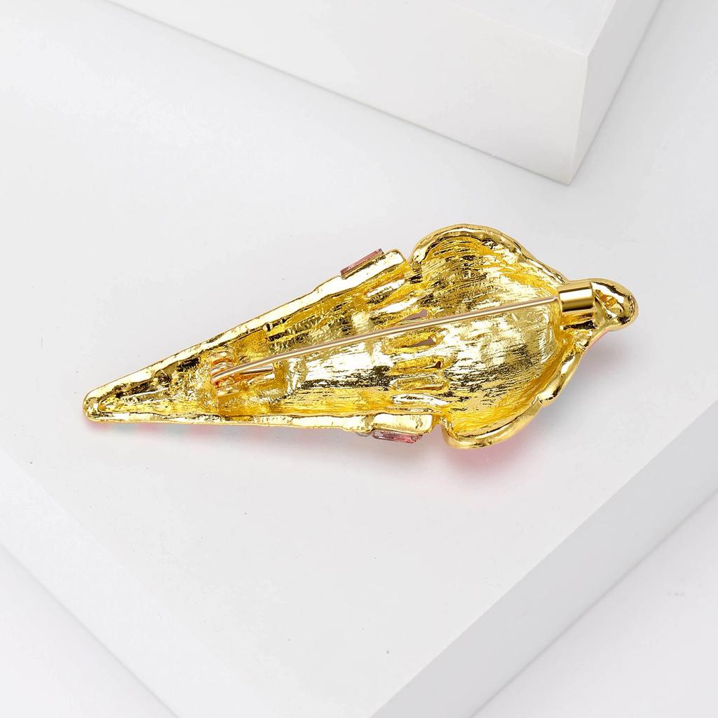 Colorful Sophisticated Ice Cream Brooch Elegant Vibranting Color Drip Oil Designs Accessory for Costumes Enhancements