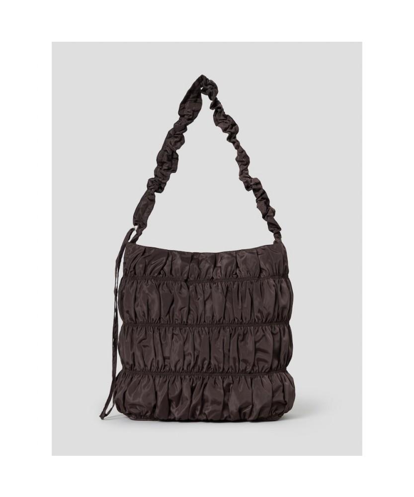 8seconds 3-Tier Shirred Crossbody Bag Medium Brown