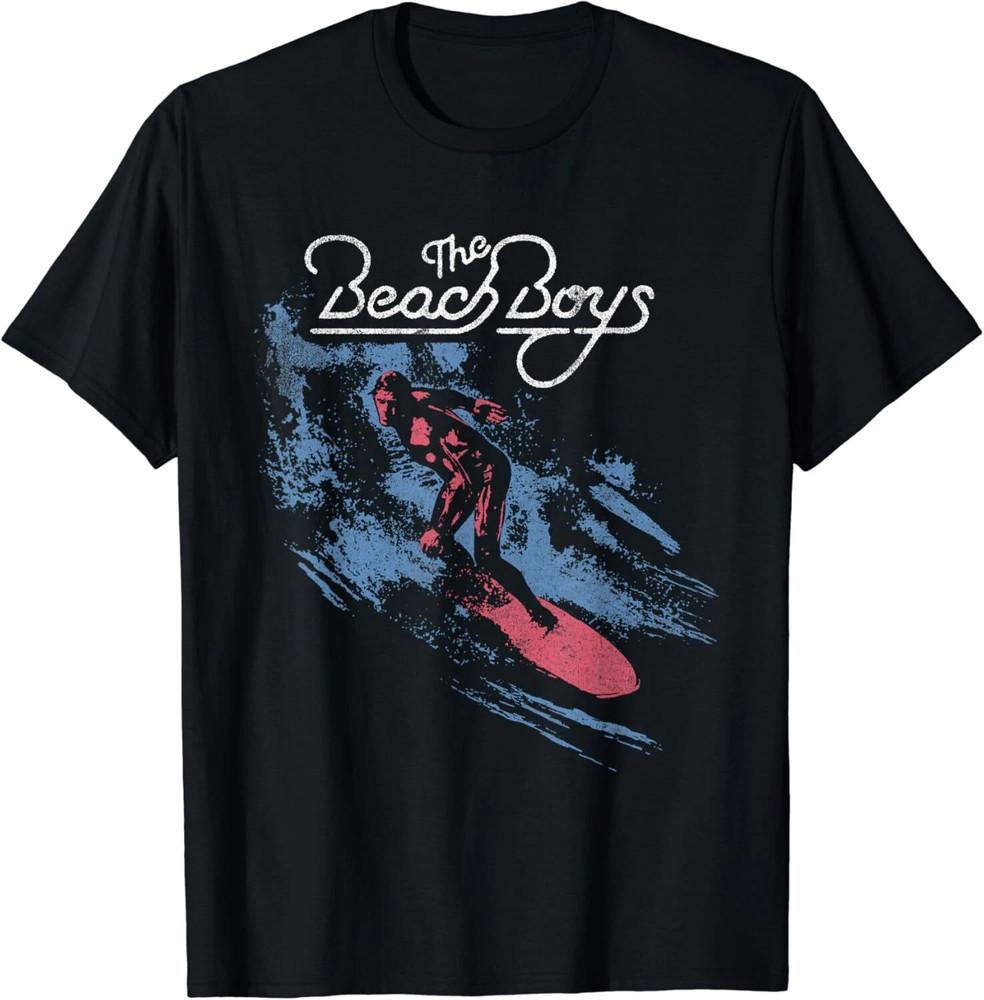 The Beach Boys Band Surfin Black T Shirt Size S-5XL Unisex T-Shirt XXXXL