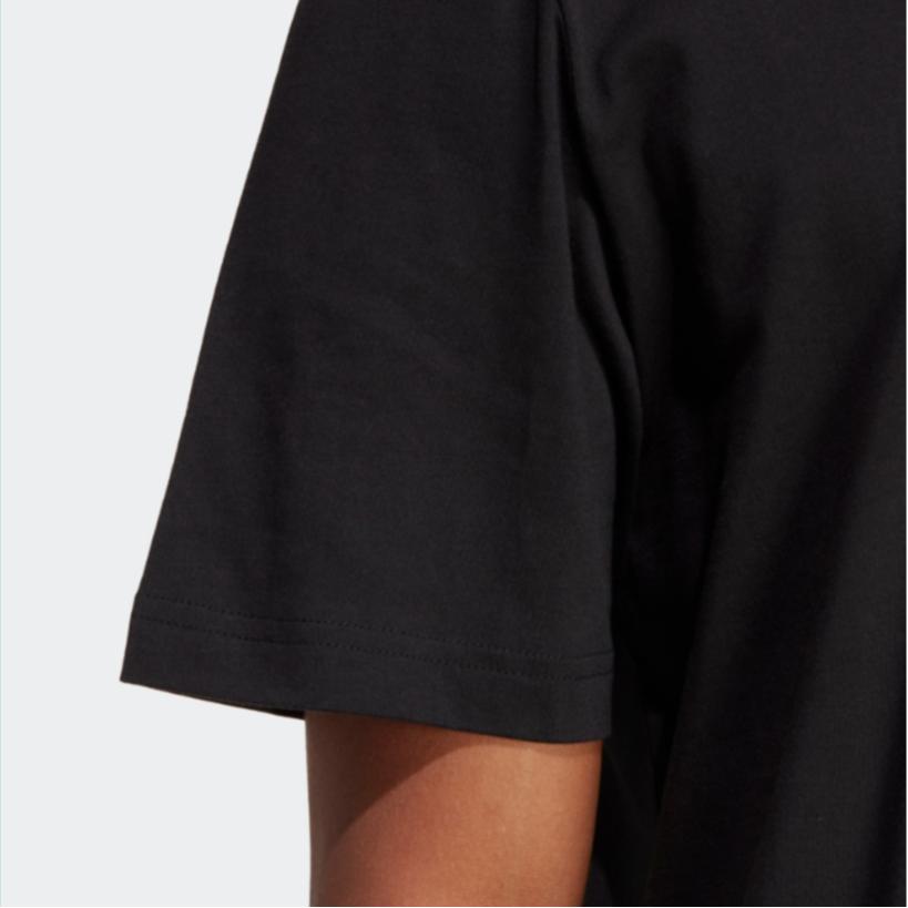 Adidas Originals Trefoil Adv Mtn F Tee with Logo Print Round Neck Sports T-Shirt Men Tops Black IC2361