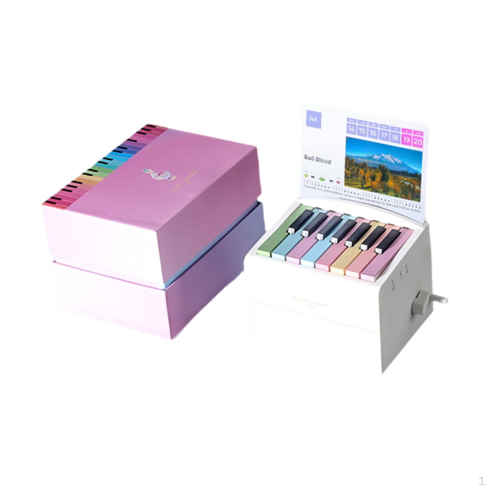 

Піаніно Календар Настільна музична іграшка Міні для друзів сім ї Colorful