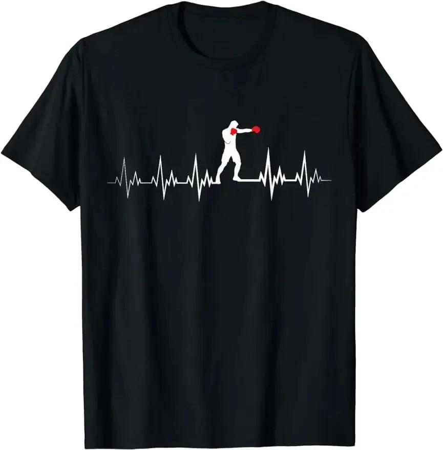 

Boxing Lover Gym Boxer Kickboxing Kickboxer Enthusiast Футболка Чоловічі сорочки в стилі унісекс Одяг Футболки з принтом на замовлення XL темно-сірий колір