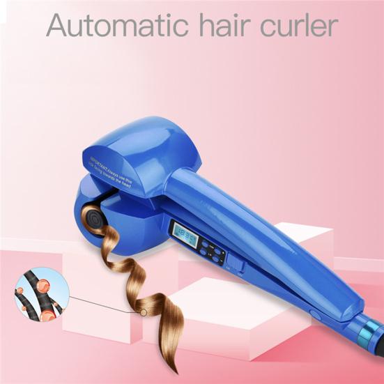 LCD Display Ceramic Heating Automatic Hair Curler Electric Hairstyling Tool
