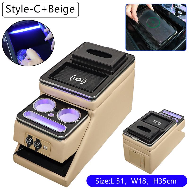 Modern Palisade Armrest Storage Box for Toyota Proace Verso