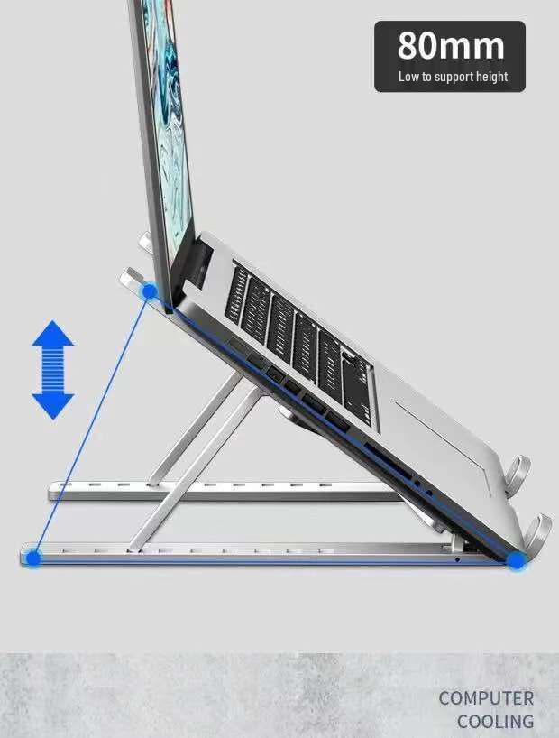 Foldable Vertical Cooling Laptop Stand for Gaming and Universal Use