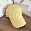 Breathable Floral Embroidered Baseball Cap Sun Protective Lightweight Outdoor Activity Headgear for Women Girls