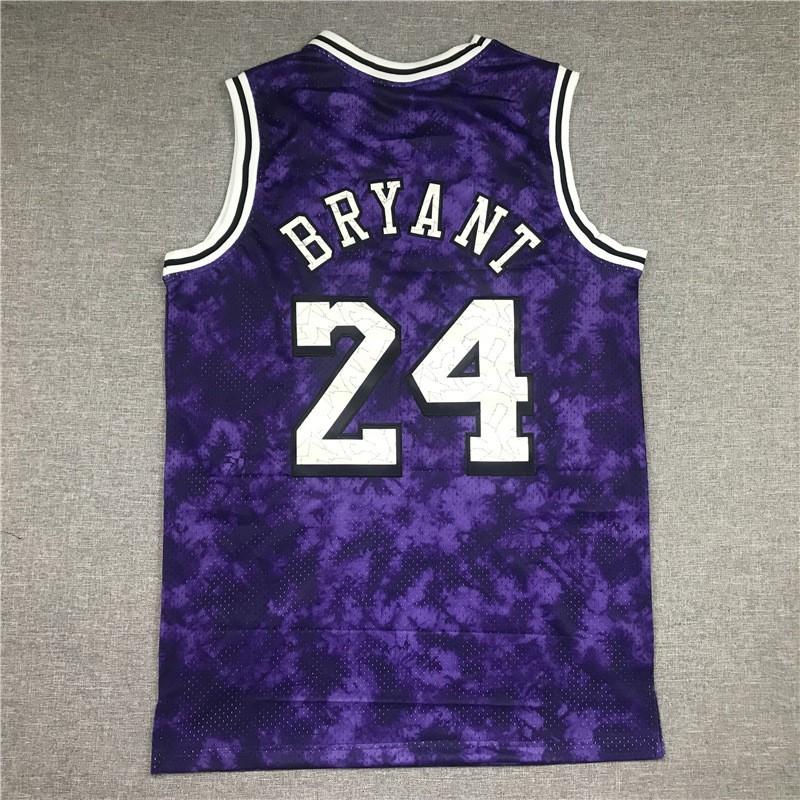 Embroidered NBA Los Angeles Lakers 24 Kobe Bryant Basketball Jersey Men Women Fall Winter