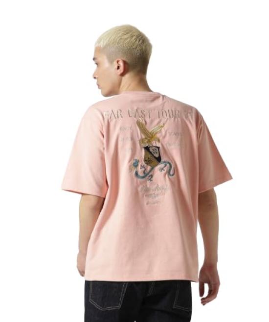 

Avirex SUKA EMBROIDERY SHORTSLEEVE XL Pink T-SHIRT, Men s 090, 783-4134042