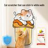 Multifunctional Cat Climbing and Scratching Mat: Wear-resistant Wall Sticker and Teasing Toy