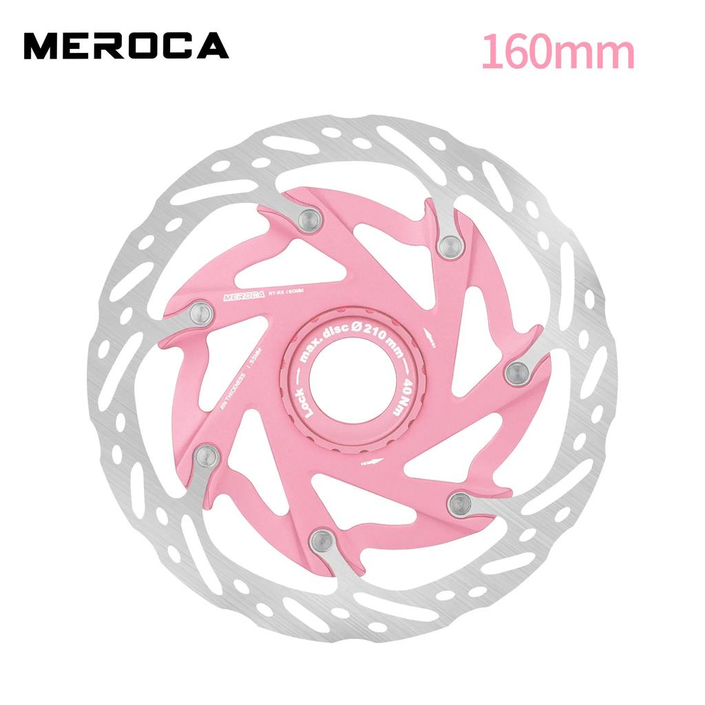 MEROCA XR Bicycle Brake Rotor 140MM 160MM Bike Centerlock Rotor Heat Dissipation Floating Rotors Cycling Parts