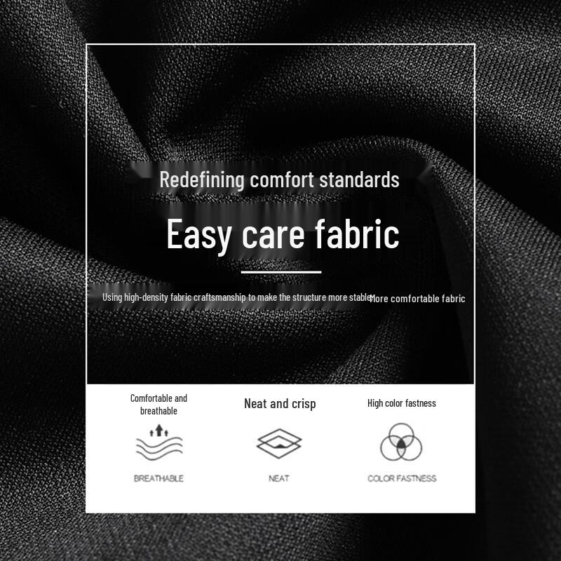 ROMON Men's Ice Silk Straight Casual Pants