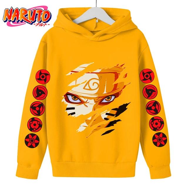 2025 MINISO Moletom Naruto Infantil Roupa Infantil Para Meninos Roupa Infantil Bebê Outono Quente Moletons Casaco Roupa de Desenho Animado Moletom