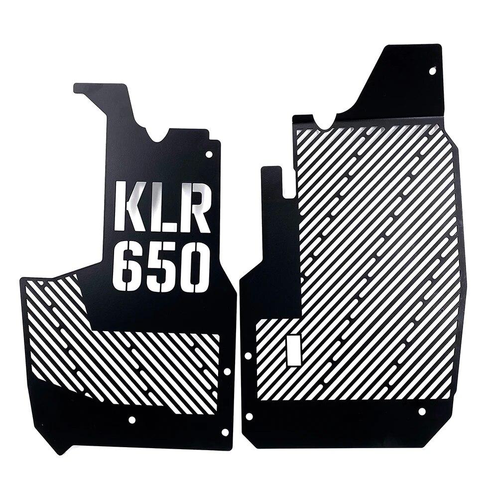 Motorcycle Accessories Radiator Grille Guard Cover Protector For Kawasaki KLR650 KLR 650 klr650 2022 2023 water tank guard