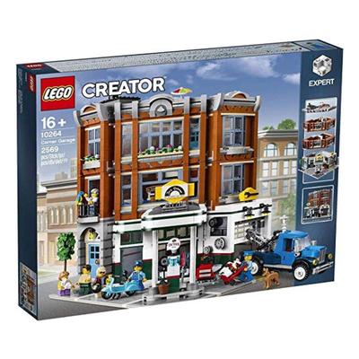 LEGO Rohová garáž pro odborníky pro autory Rohová rohová garáž 10264 Dárek k narozeninám (Pouliční garáž) [Položka]