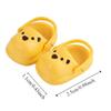 1 Pair Mini Mini puppy slippers Simulation Silicone puppy slippers  Doll Accessories
