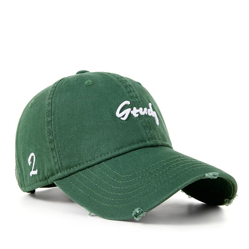 Новая бейсбольная кепка с вымытыми буквами и отверстиями — фото 9