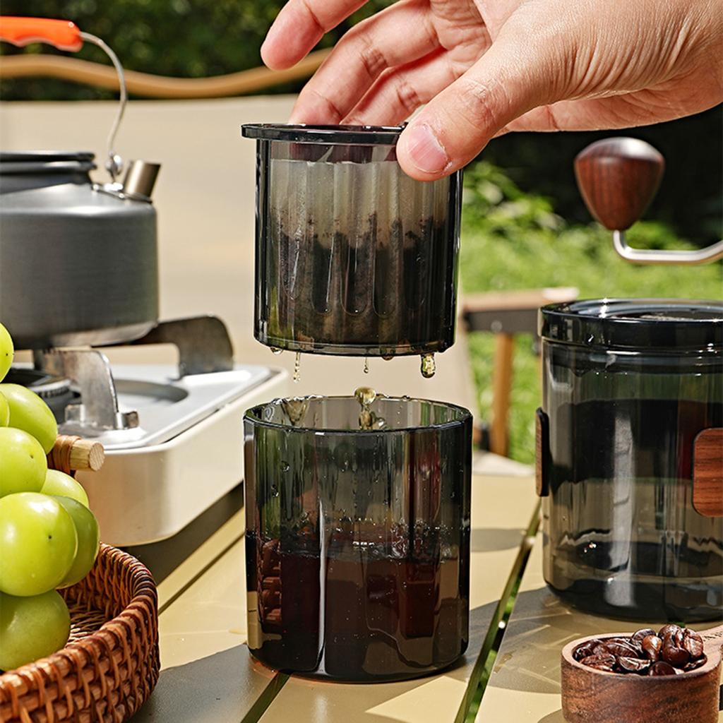 Kávový filtr 3 v 1 Kávové šálky Přenosný kávový filtr Opakovaně použitelný Kávovar Příslušenství Cestovní Přenosné Kávové šálky