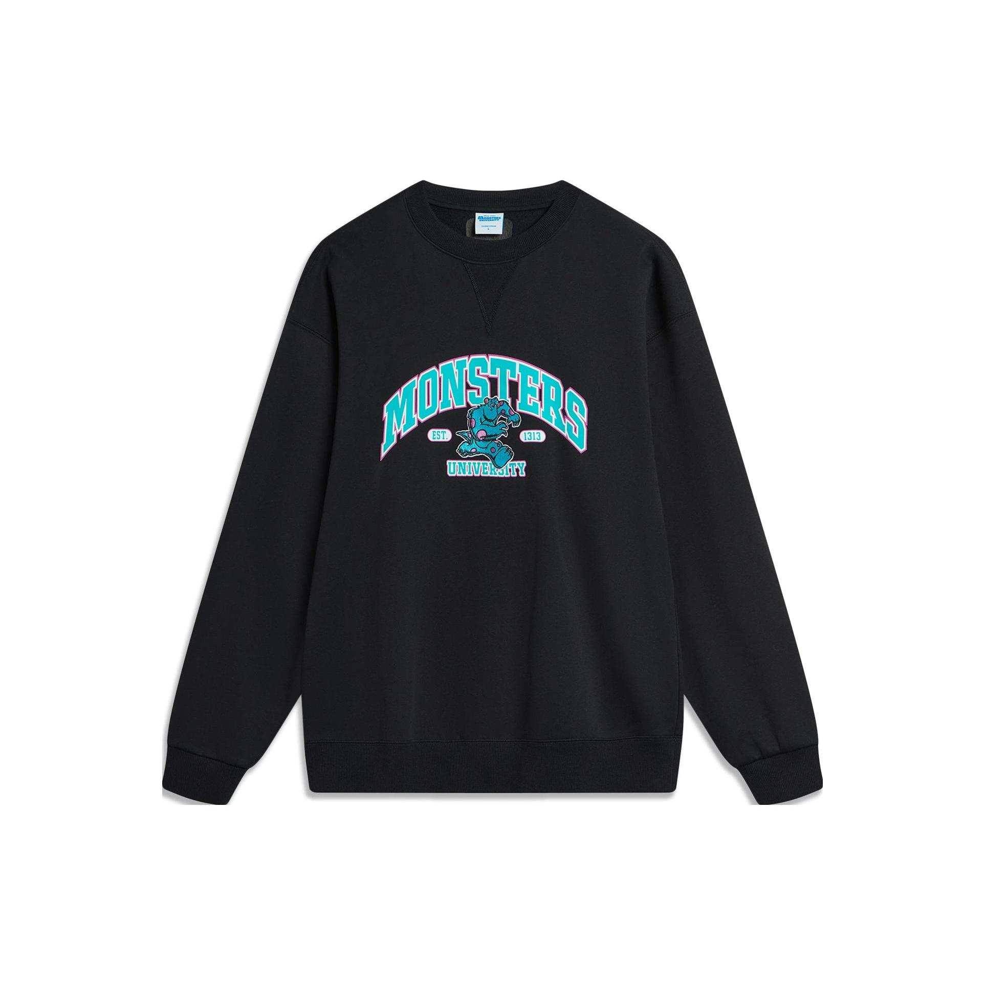 Li Ning Disney Sweatshirt Unisex Black AWDT813-1 XL