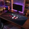 Bologna FC Theme Pattern Mouse Pad, Soccer Logo Design XXL Gaming Desk Mat Non-Slip Computer Mouse Pad