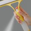 Glass Wiper TPR Soft Dual-Purpose Scraper Watering Can Windows Brush with Scraper Head Kitchen Countertops Spray
