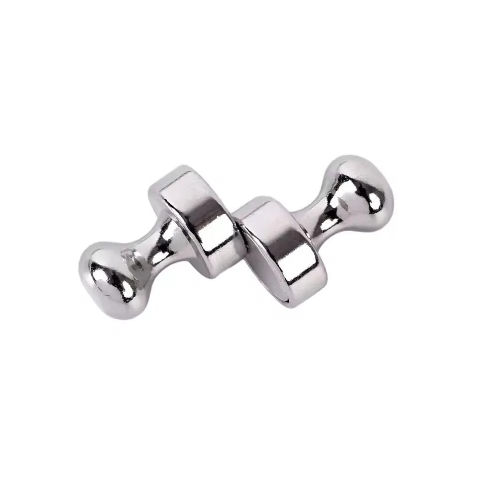1/50X Metal Magnetic Pushpin Hook Strong Neodymium Magnetic Thumbtack Power Magnet Push Pins for Whiteboard Fridge Office School